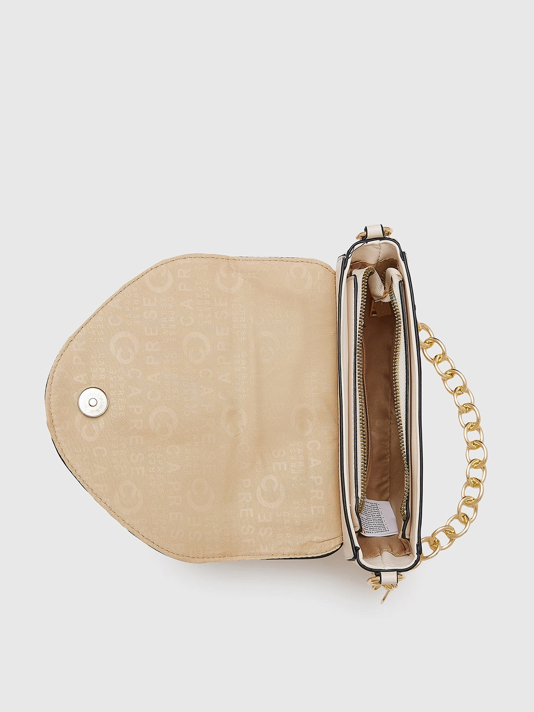 Caprese Bloom Small Off White Sling Bag