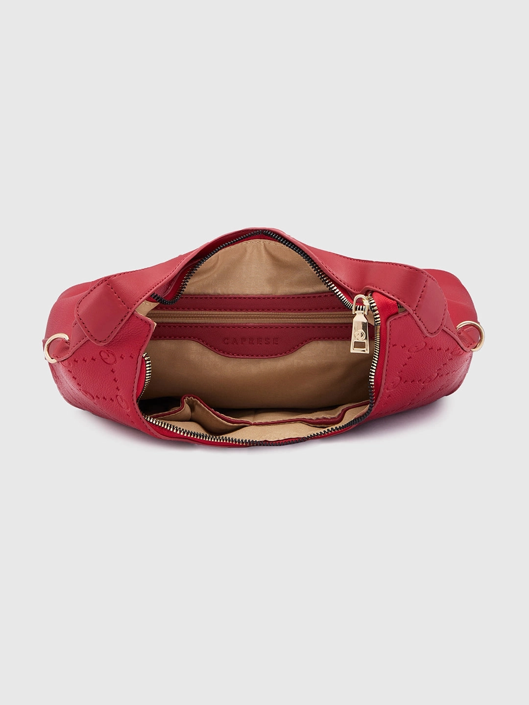 Caprese Brianna Medium Red Hobo Bag