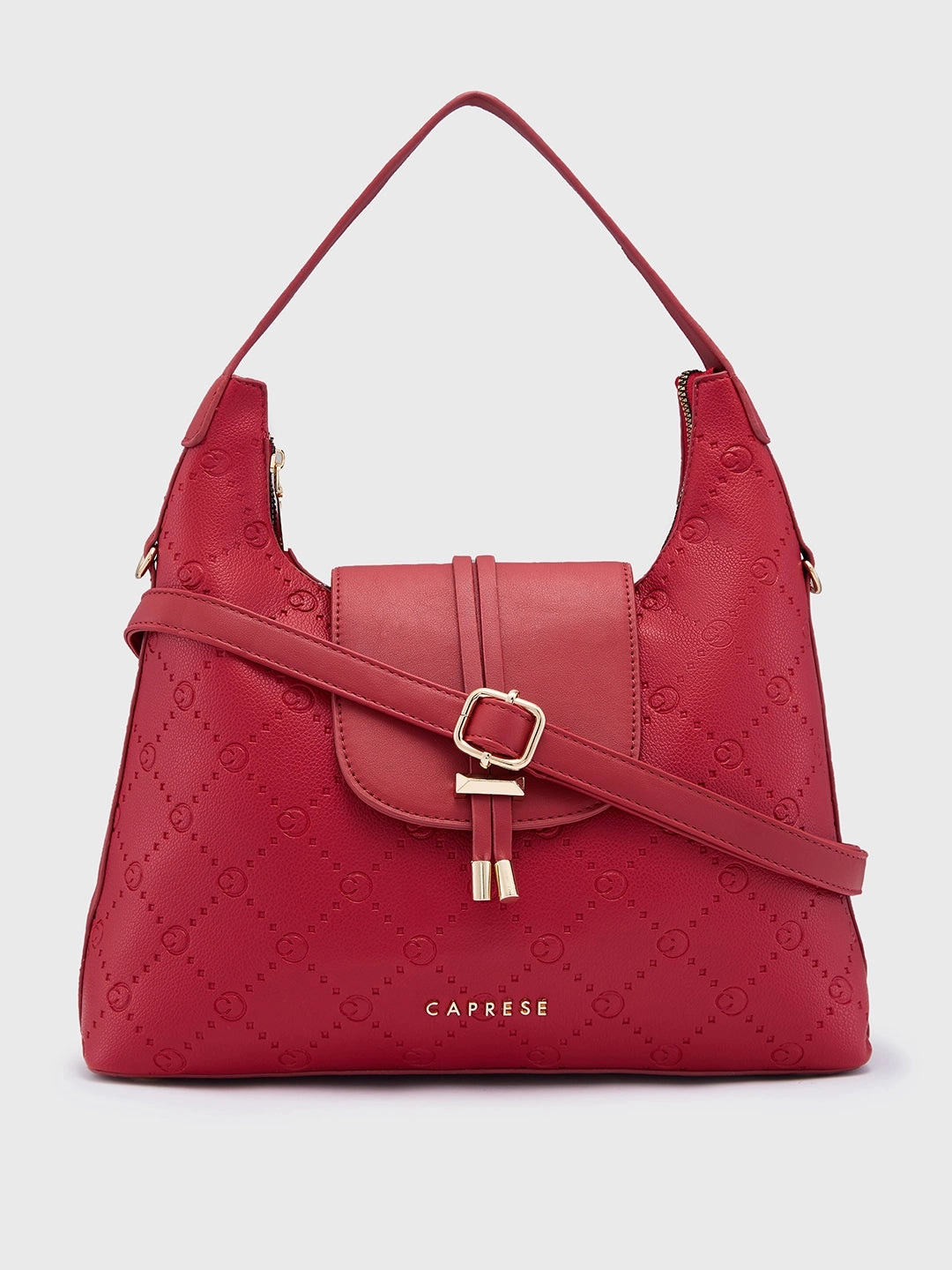 Caprese Brianna Medium Red Hobo Bag