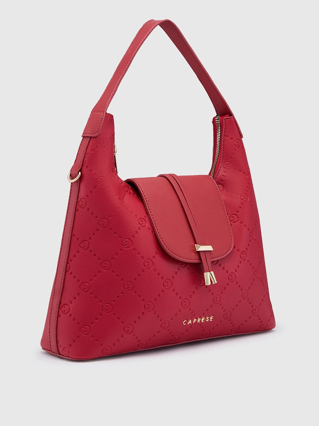 Caprese Brianna Medium Red Hobo Bag