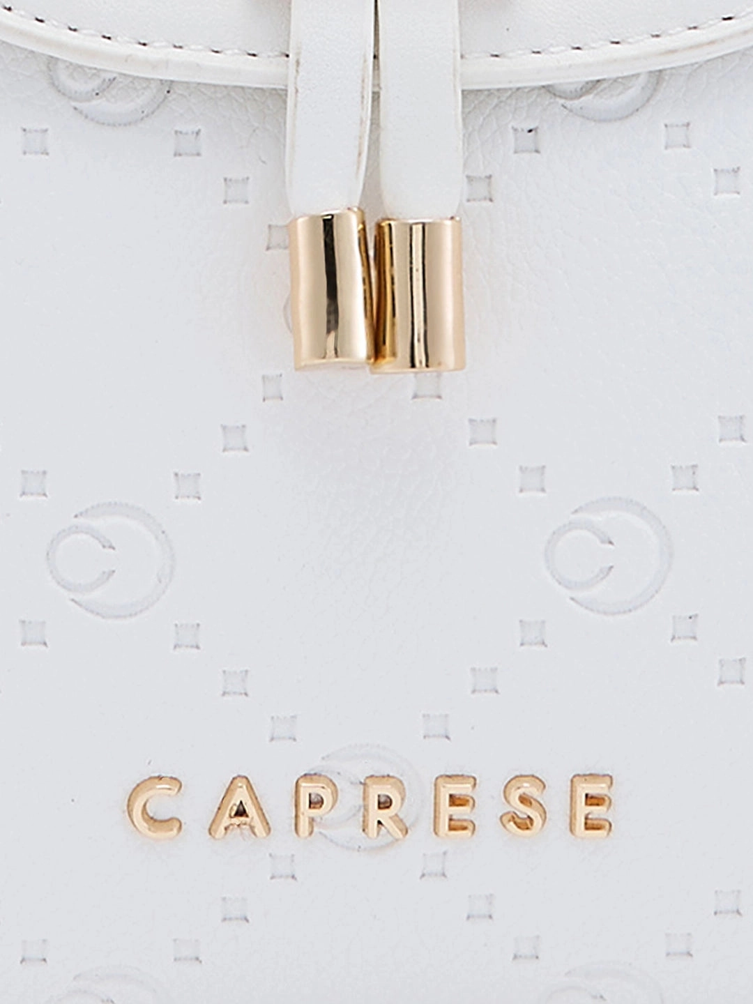 Caprese Brianna Medium White Hobo Bag