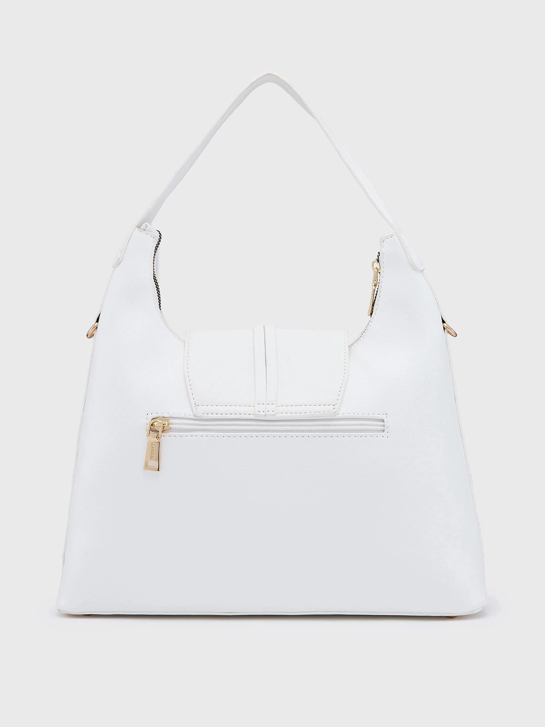 Caprese Brianna Medium White Hobo Bag
