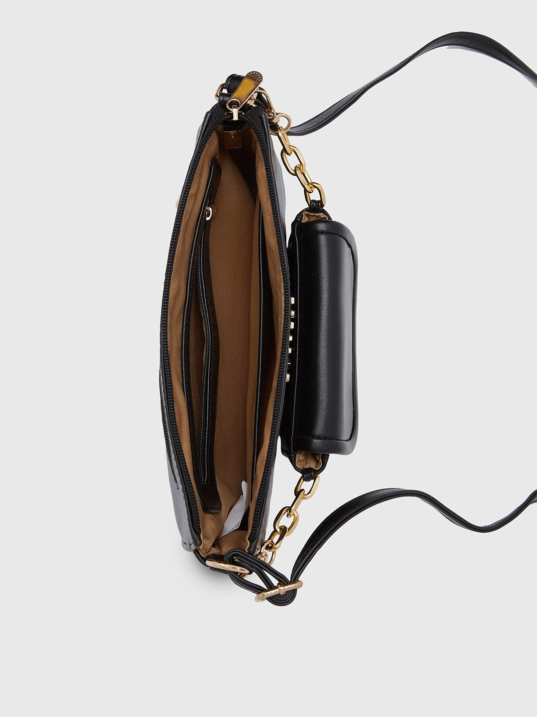 Caprese Buzzy Medium Black Tote Bag