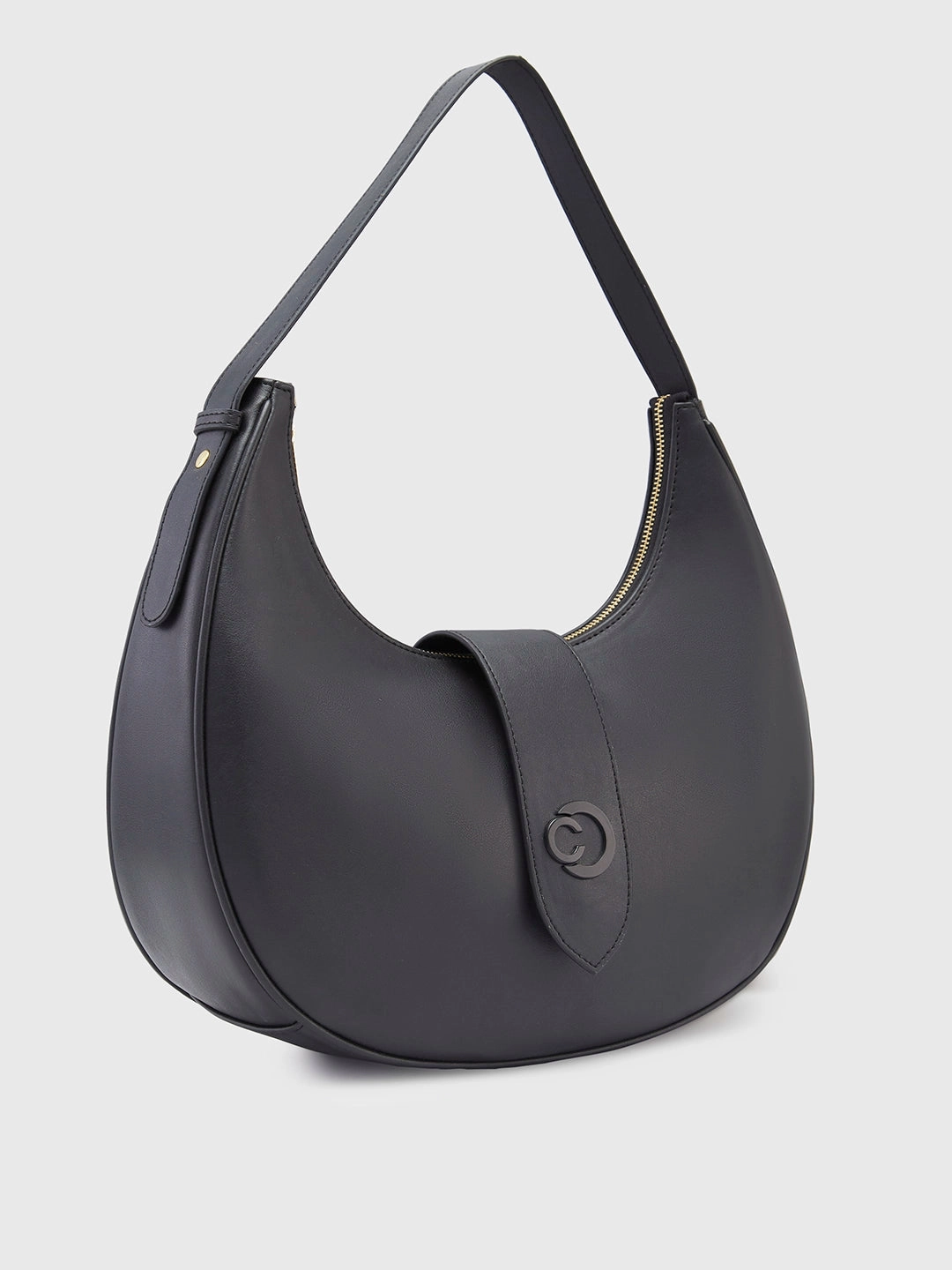 Caprese Celia Large Black Hobo Bag