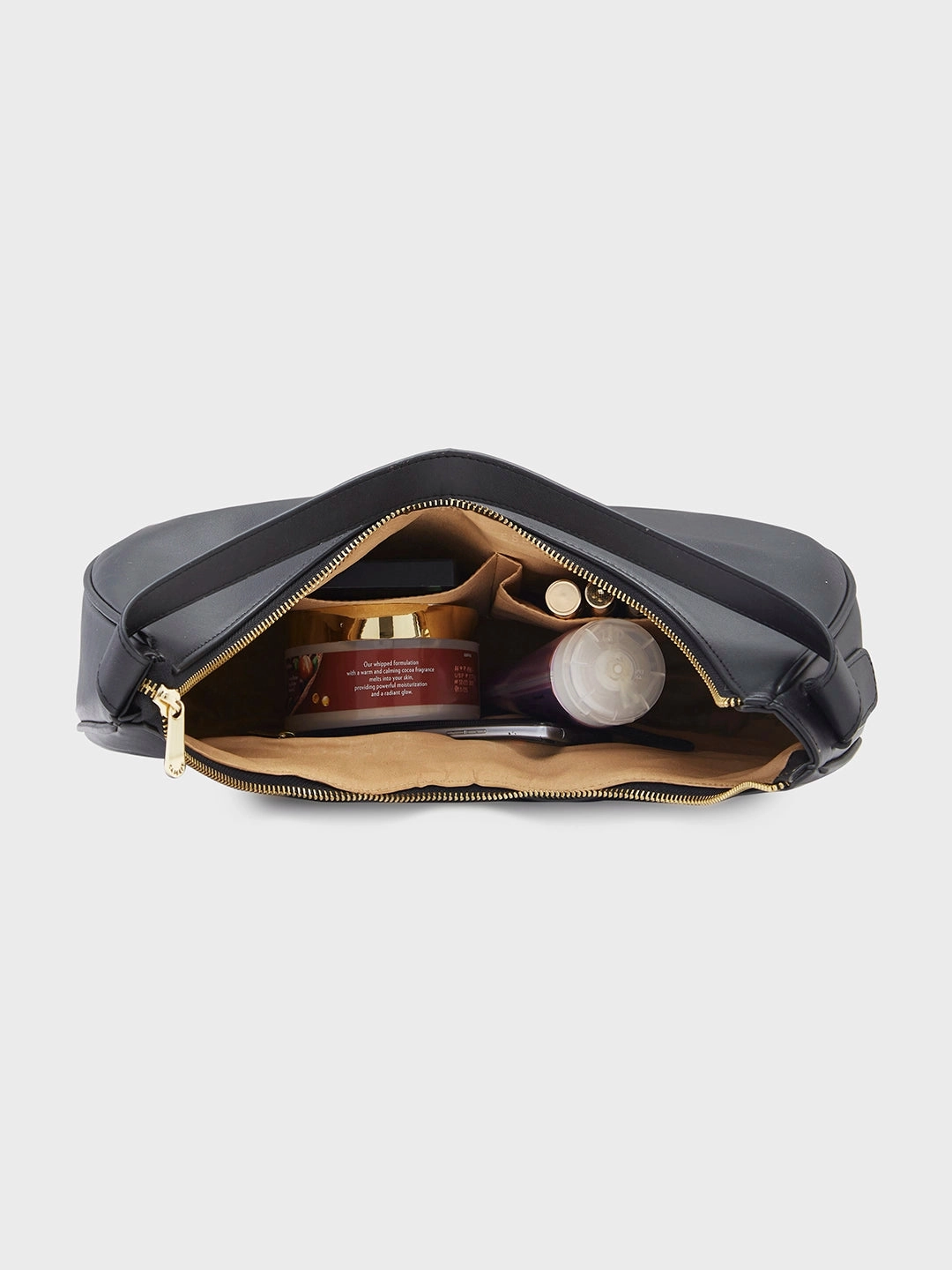 Caprese Celia Large Black Hobo Bag