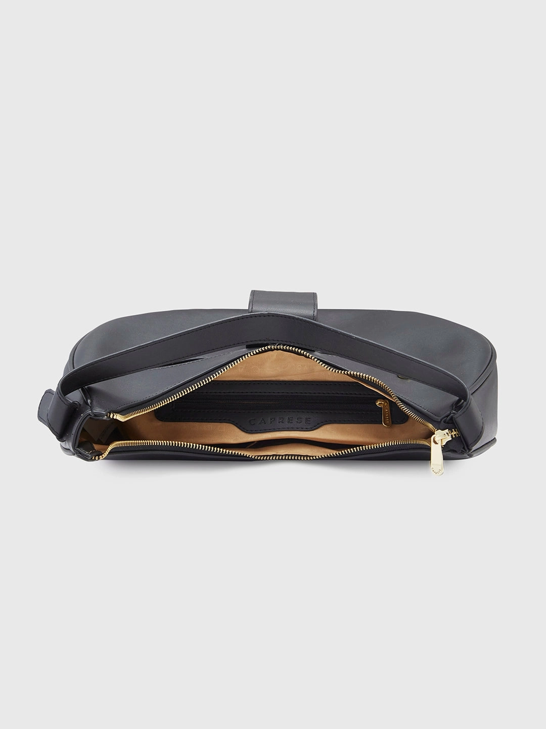 Caprese Celia Large Black Hobo Bag