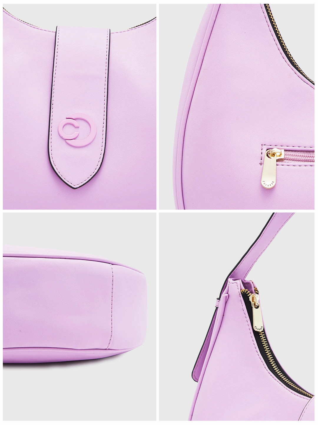 Caprese Celia Large  Mauve Hobo Bag