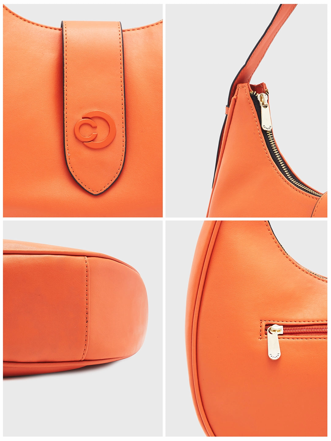 Caprese Celia Large  Rust Hobo Bag
