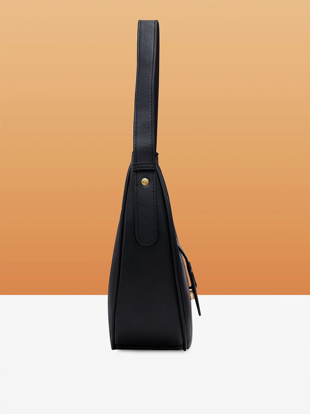 Caprese Celia Small Black Hobo Bag