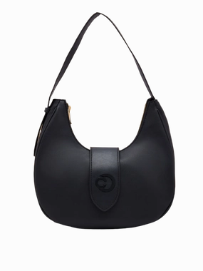 Caprese Celia Small Black Hobo Bag