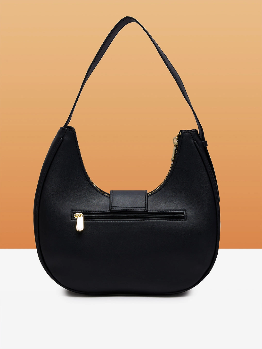 Caprese Celia Small Black Hobo Bag