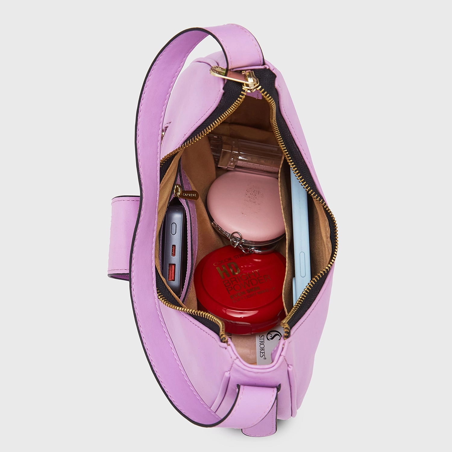 Caprese Celia Small Mauve Hobo Bag
