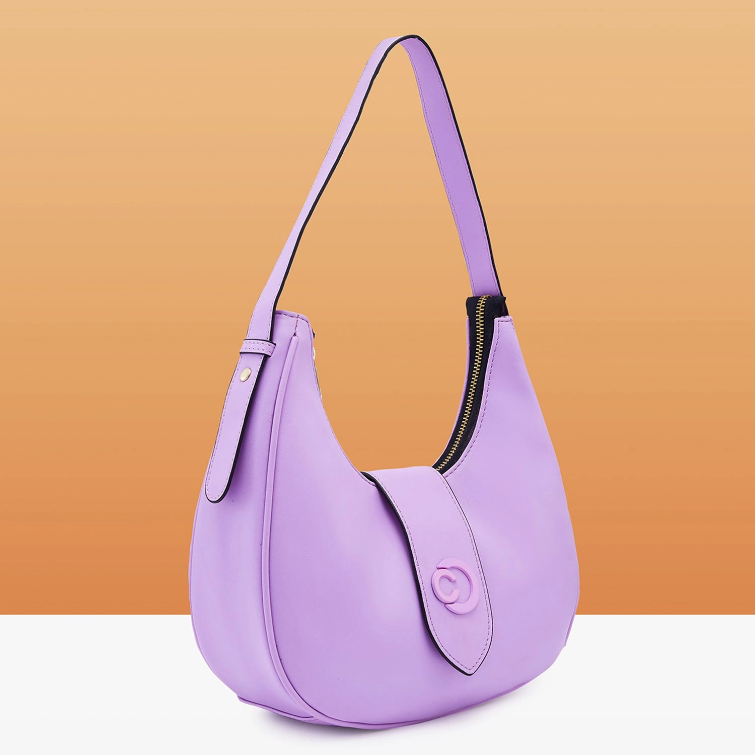 Caprese Celia Small Mauve Hobo Bag