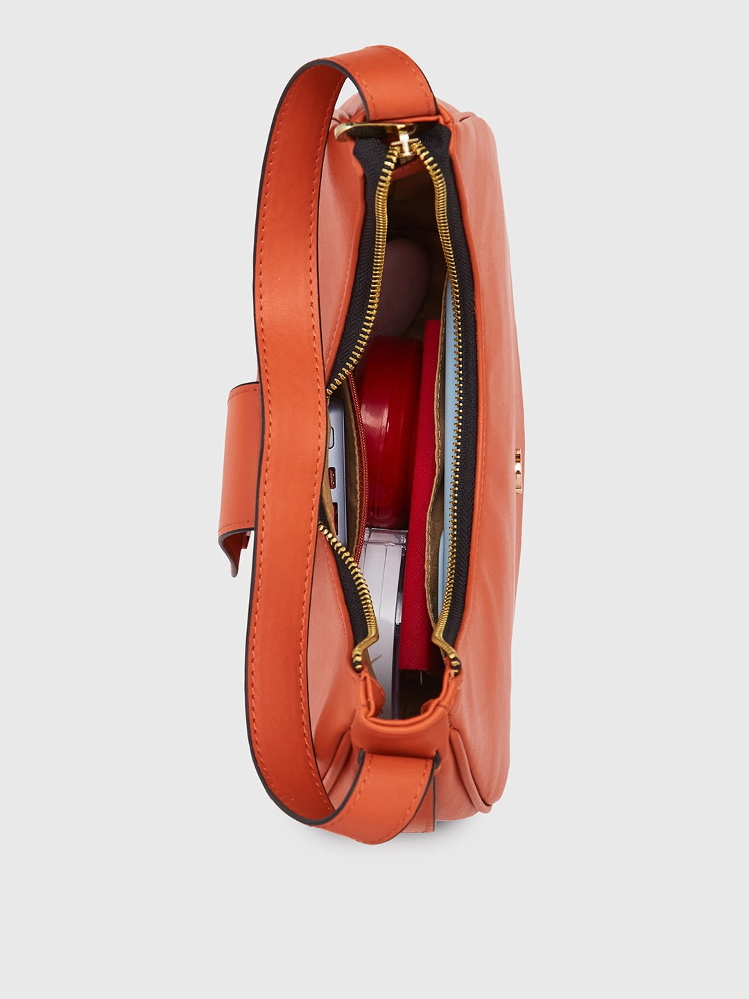 Caprese Celia Small Rust Hobo Bag