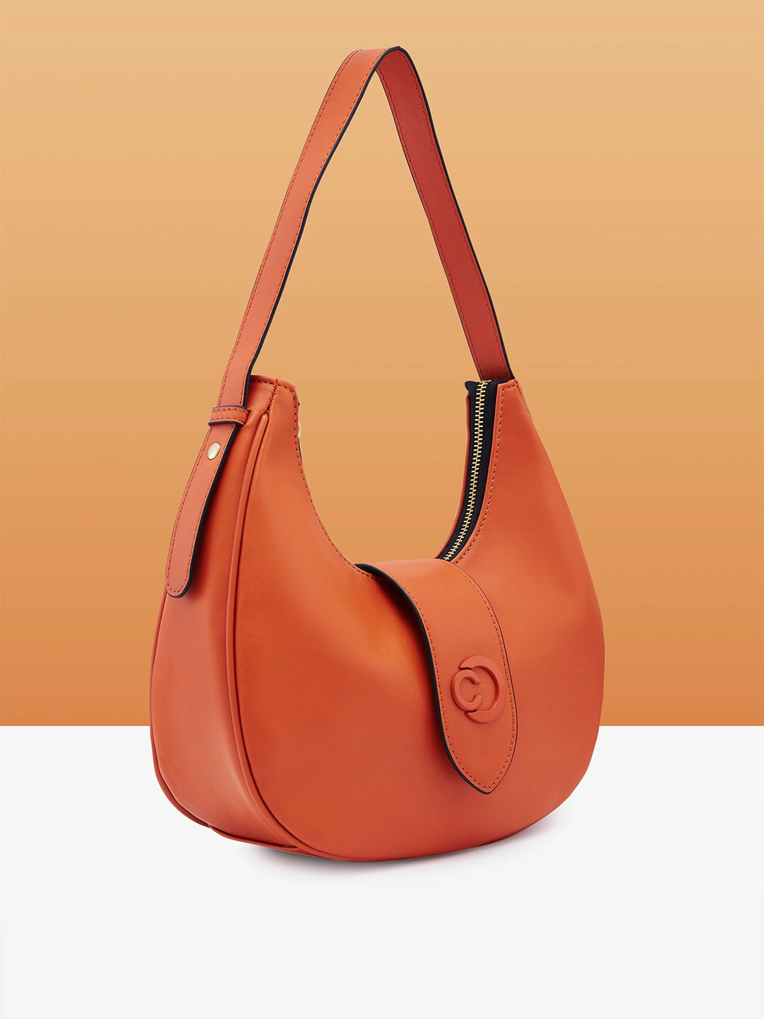 Caprese Celia Small Rust Hobo Bag