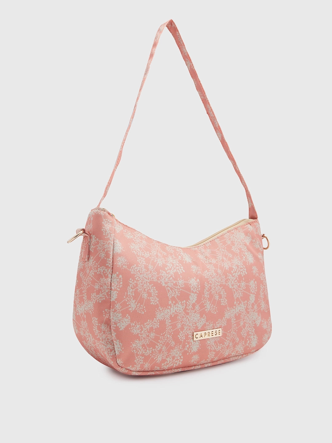 Caprese Chrysan Medium Coral Sling Bag