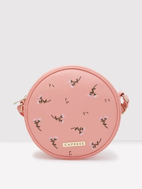 Caprese Dara Medium Pink Sling Bag