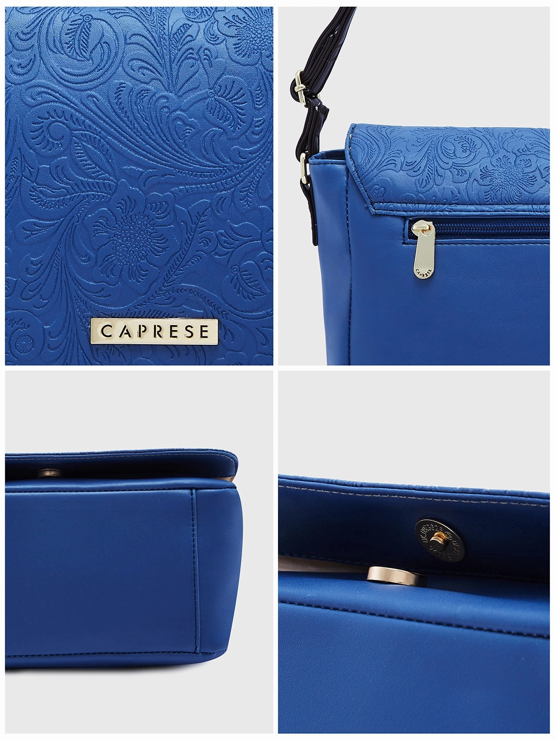 Caprese Daria Medium Blue Sling Bag