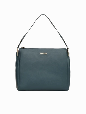 Caprese Fernanda Large Forest Green Hobo Bag