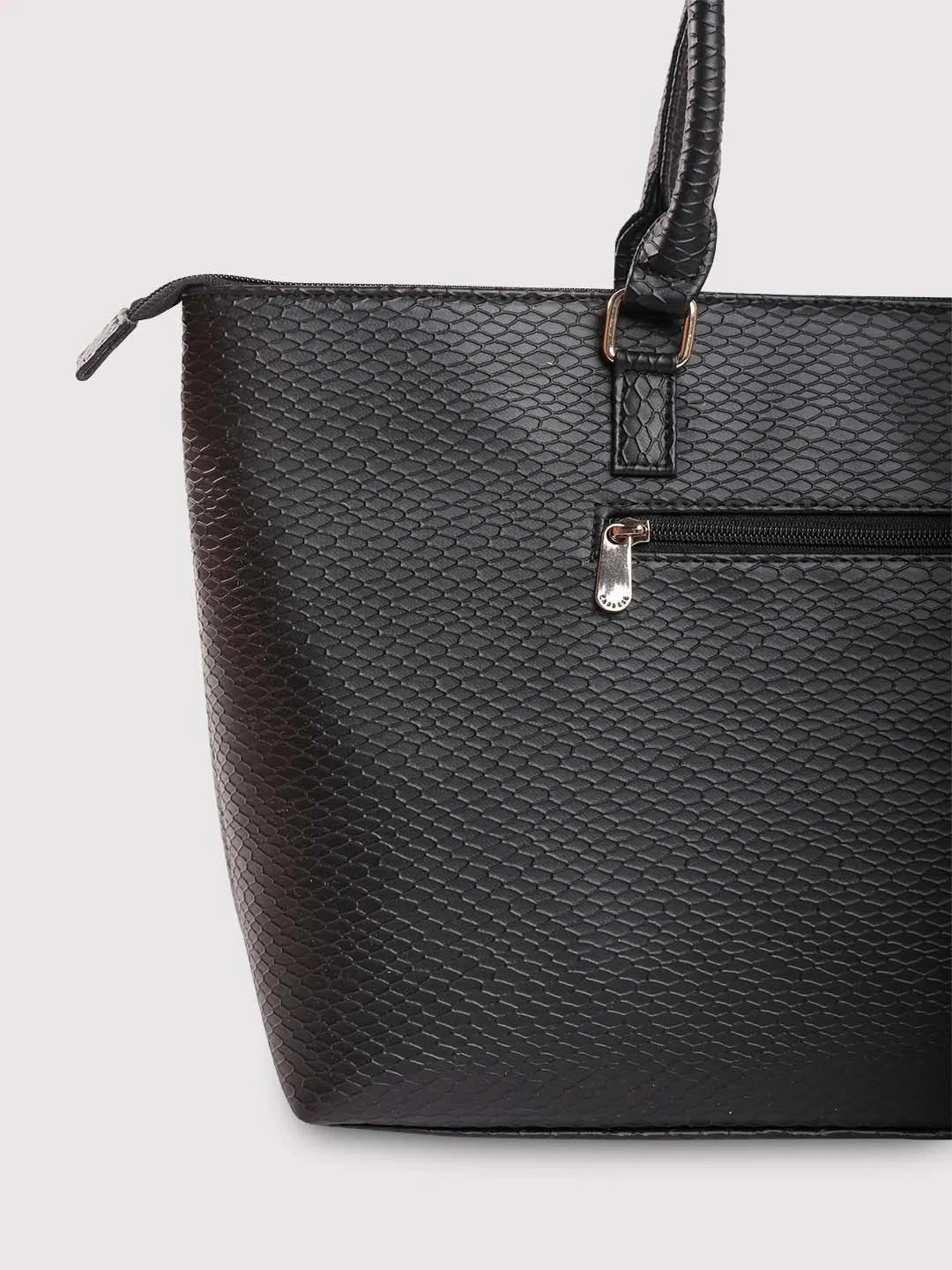 Caprese Fiona Tote Large Black Office Laptop Bag