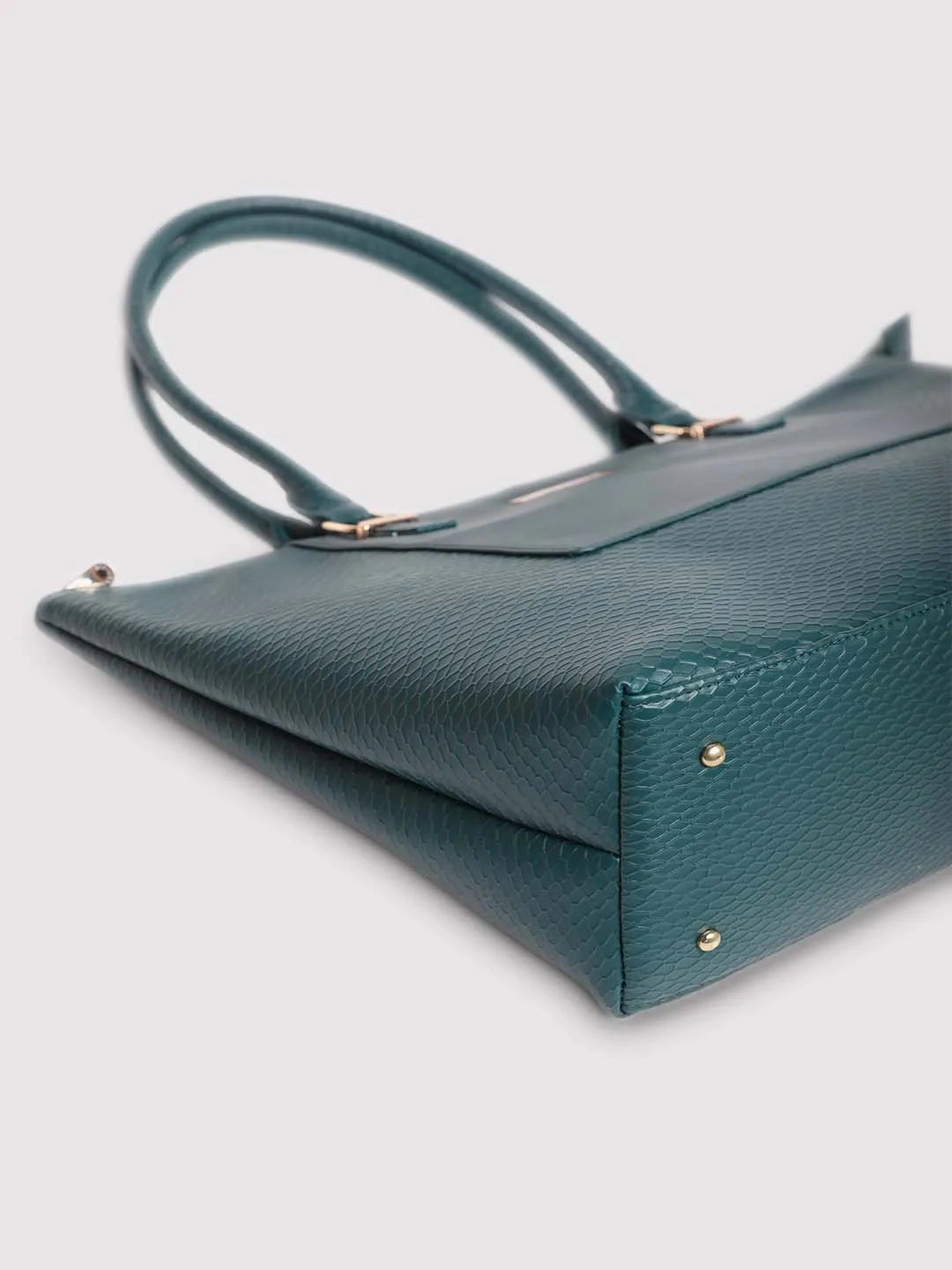 Caprese Fiona Tote Large Teal Laptop Bag