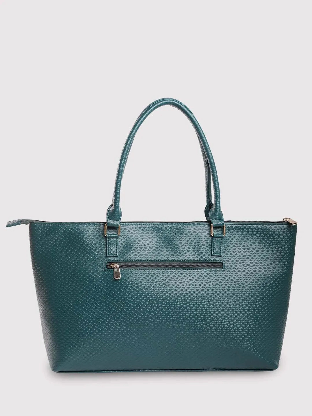 Caprese Fiona Tote Large Teal Laptop Bag