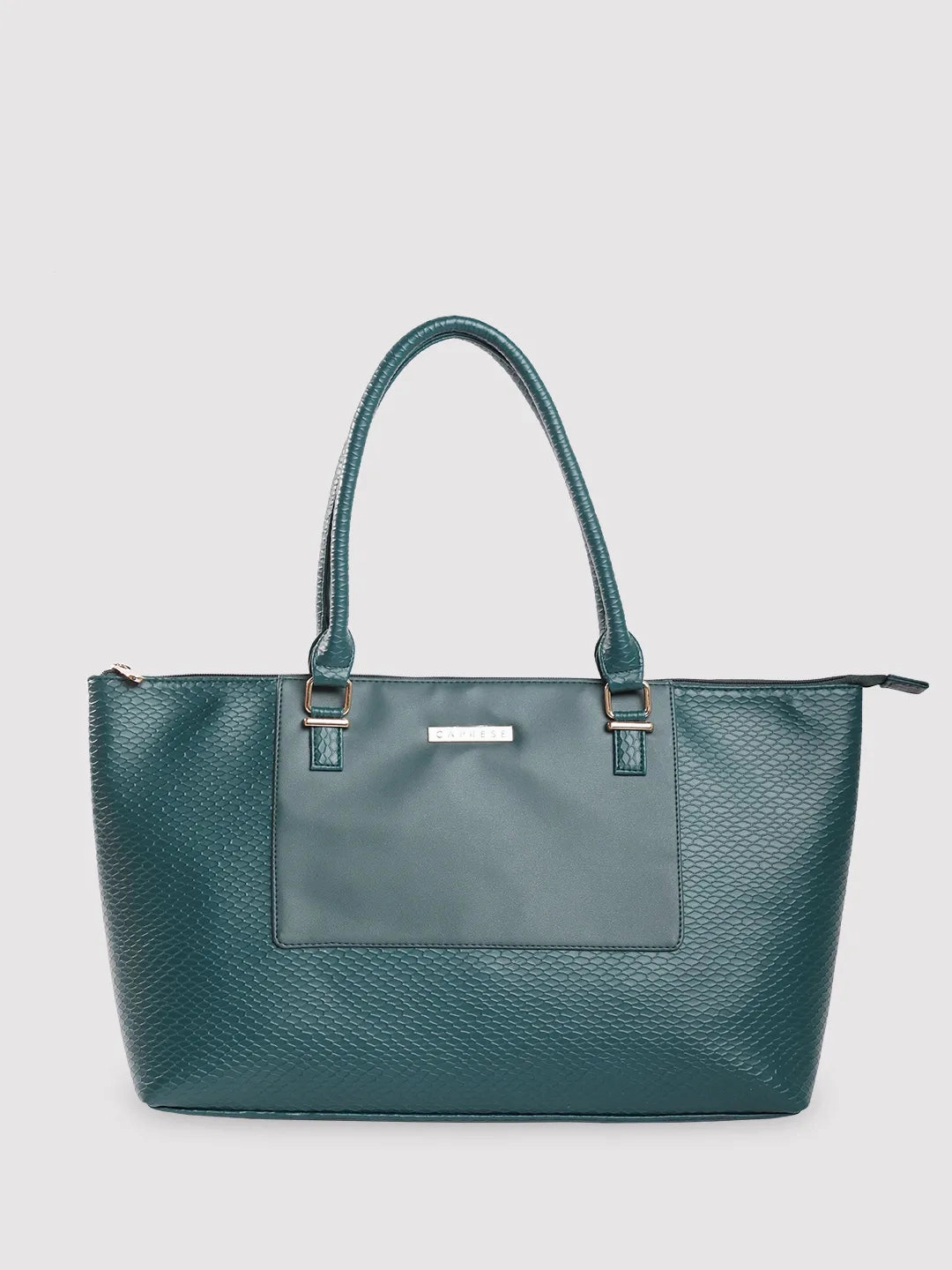 Caprese Fiona Tote Large Teal Laptop Bag