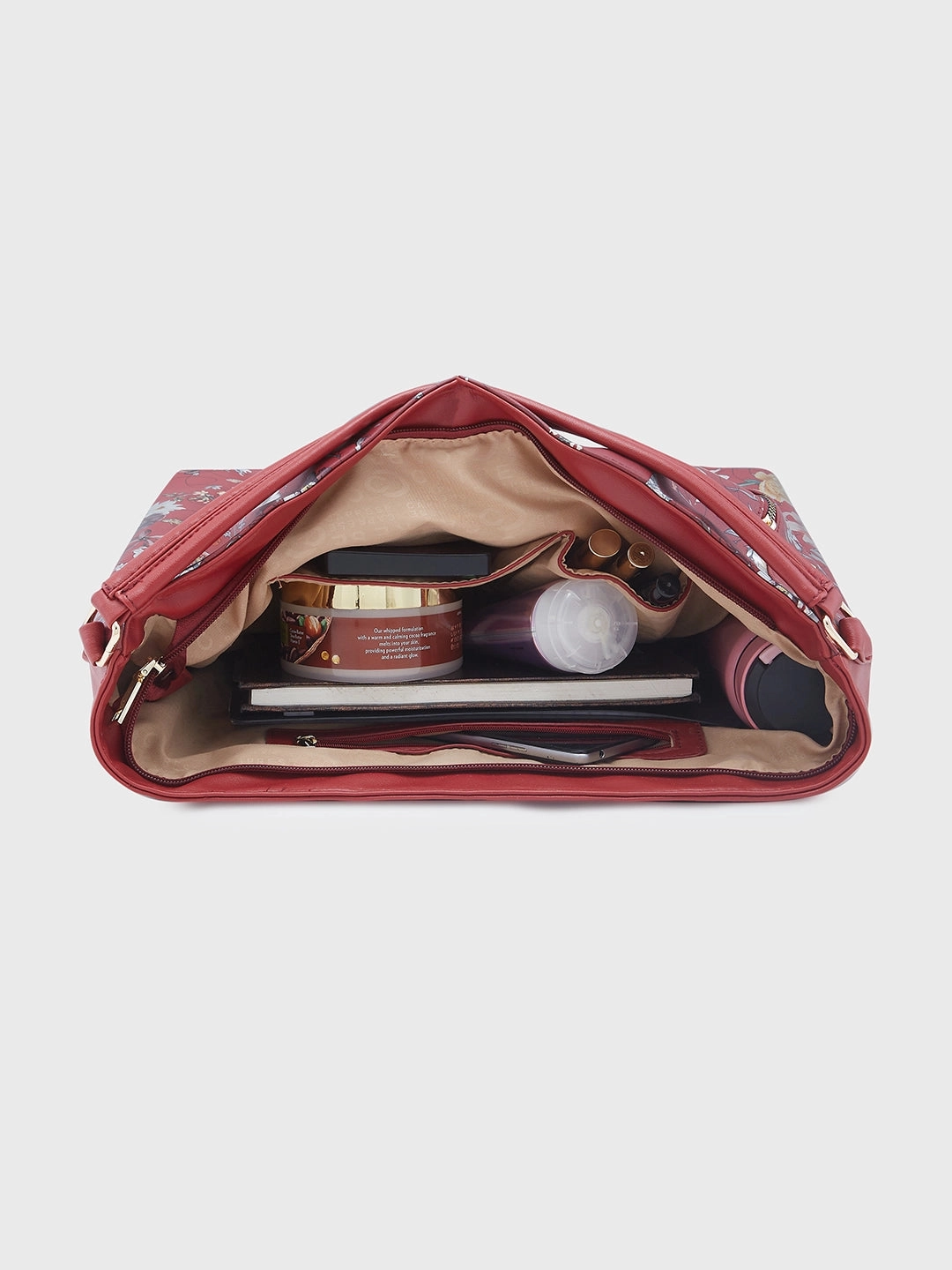 Caprese Fiorella Large Blush Hobo Bag