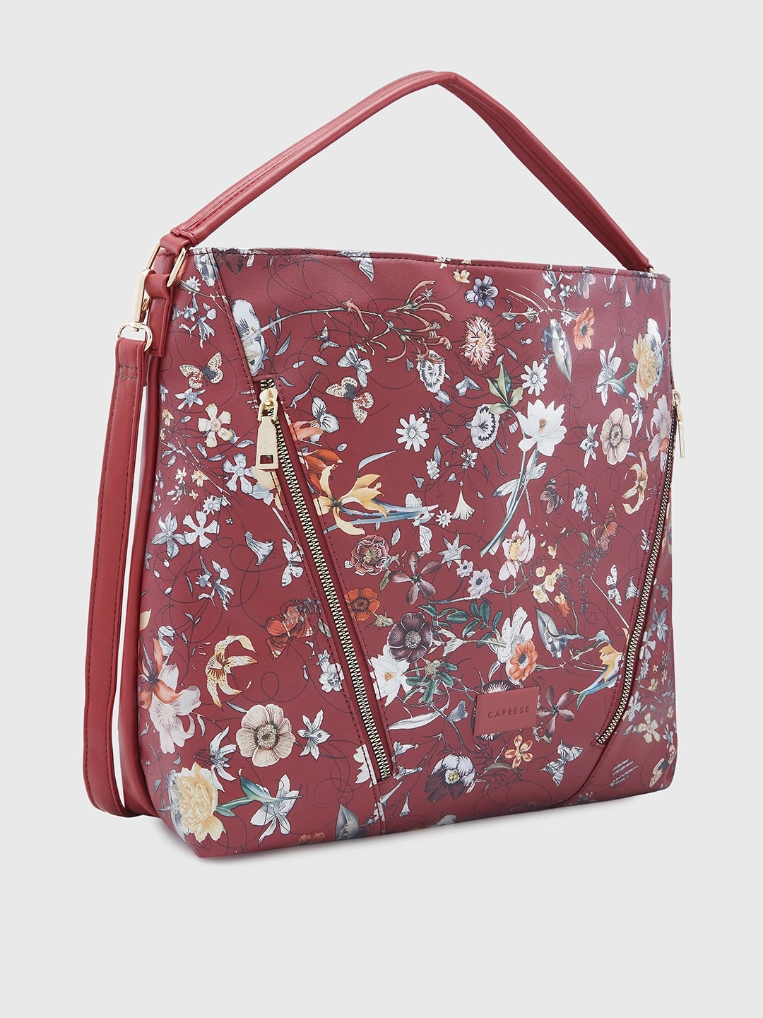 Caprese Fiorella Large Blush Hobo Bag