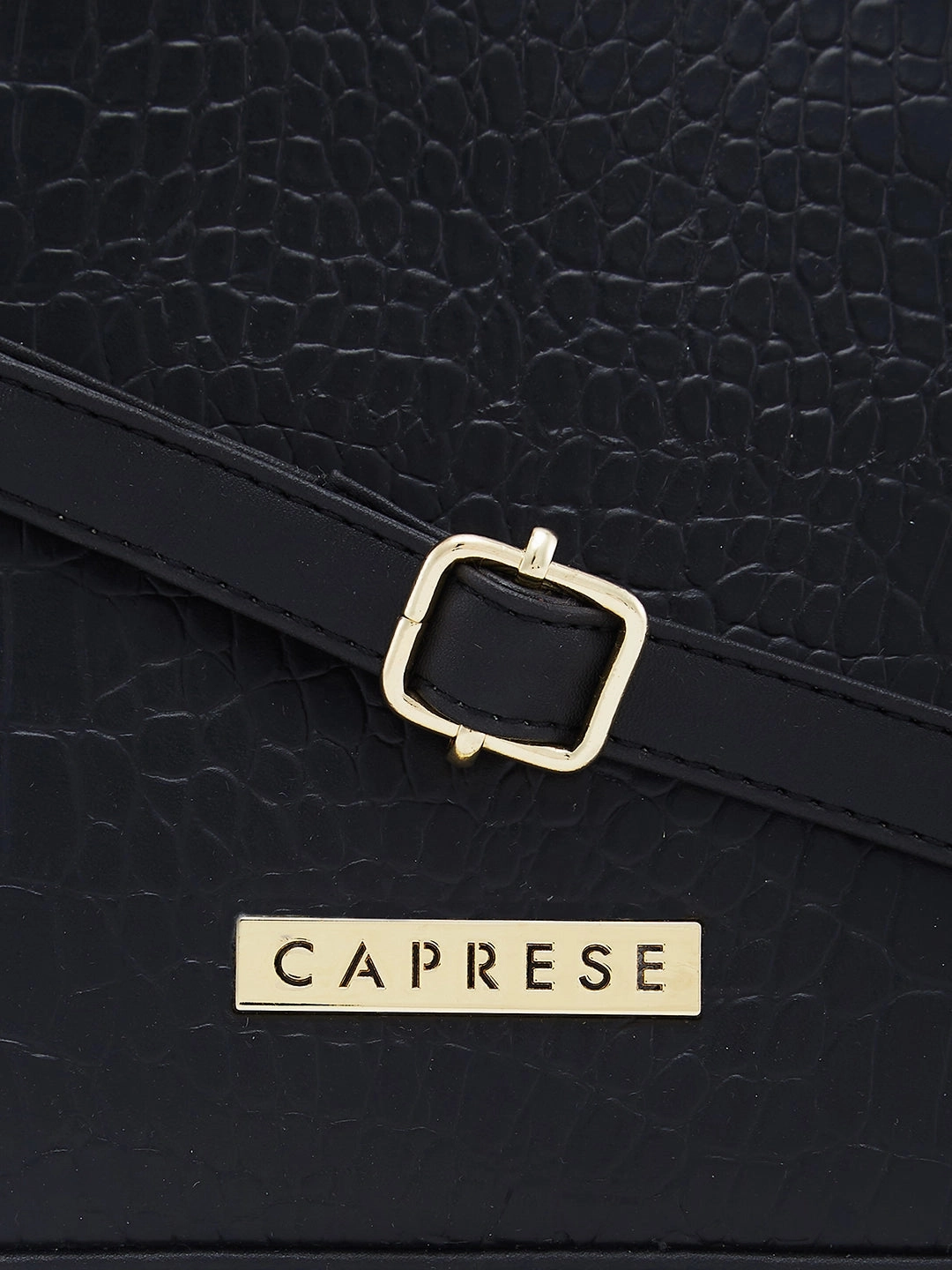 Caprese Flix Small Black Sling Bag