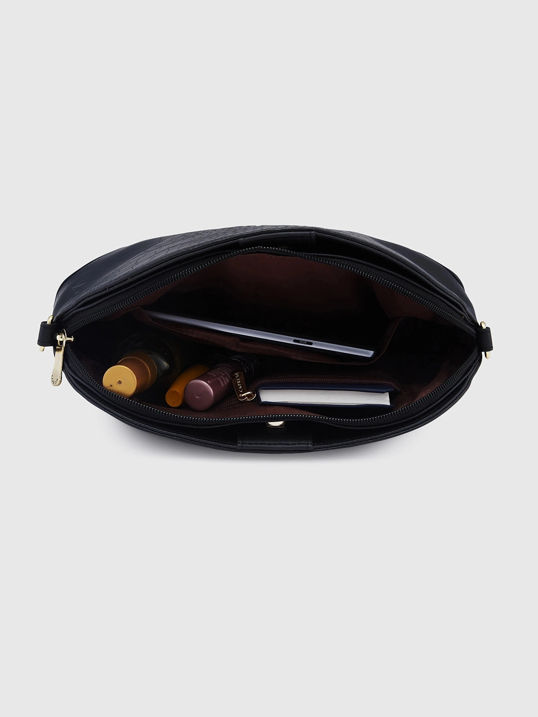 Caprese Flix Small Black Sling Bag