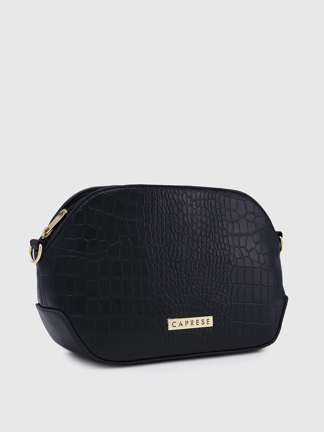 Caprese Flix Small Black Sling Bag