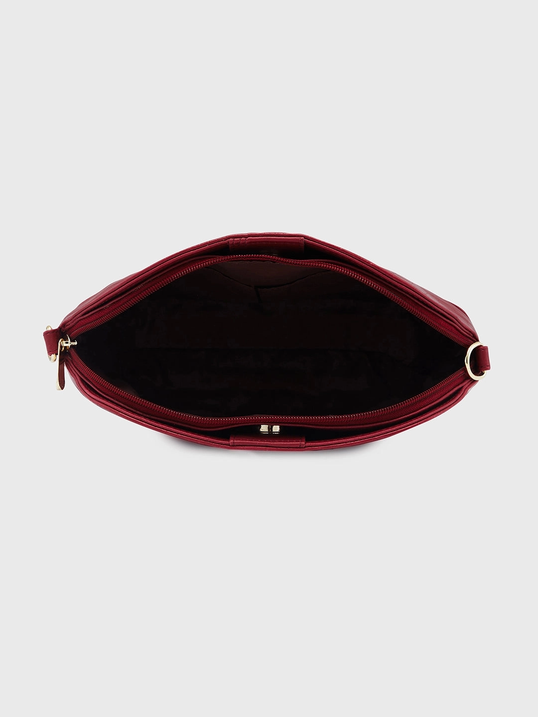 Caprese Flix Small Maroon Sling Bag