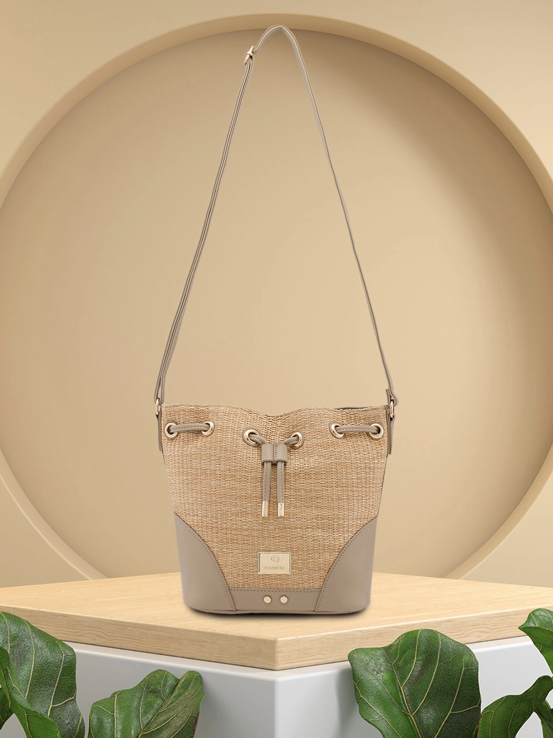 Caprese Georgia Medium Beige Sling Bag