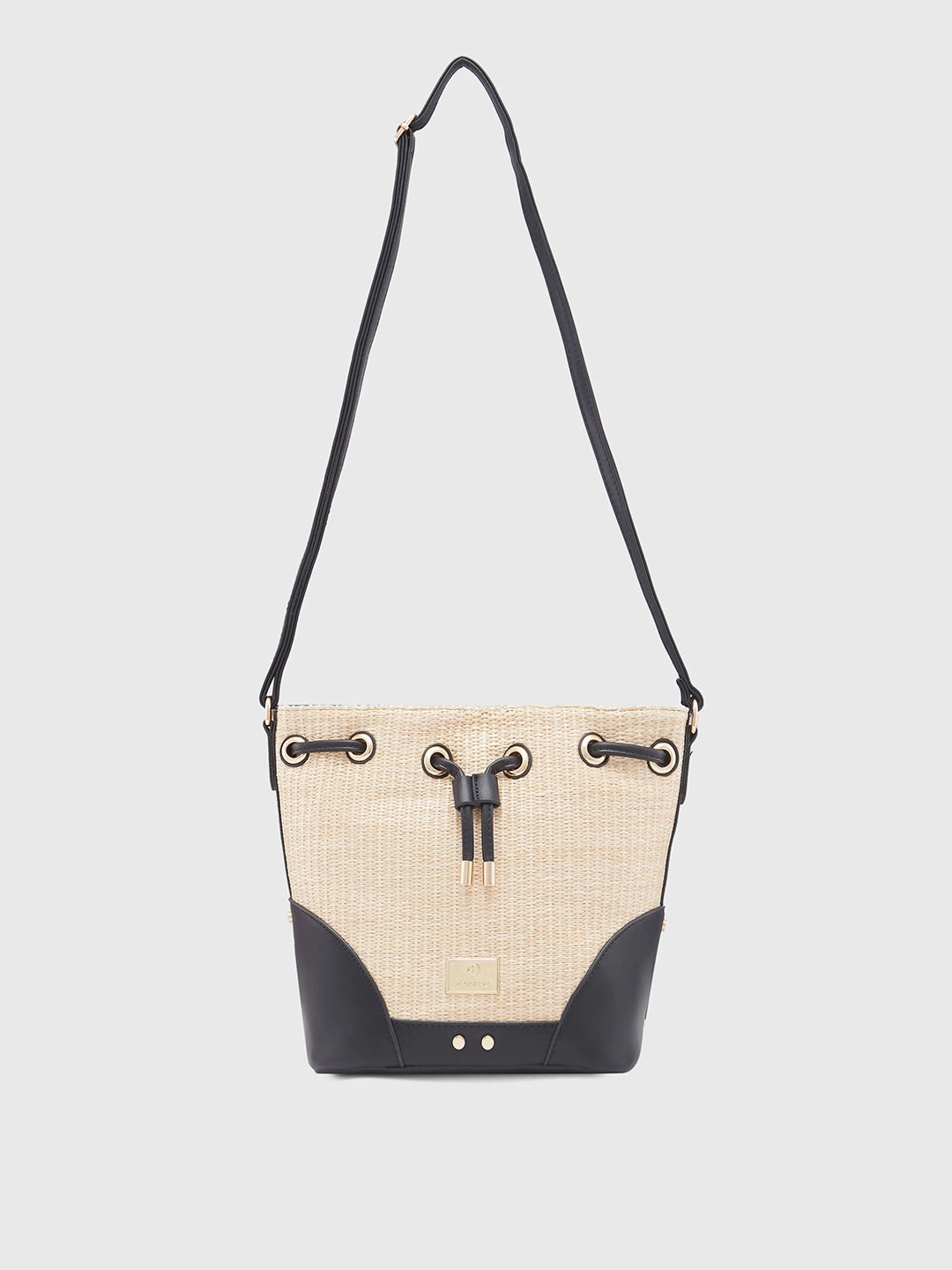 Caprese Georgia Medium Black Sling Bag