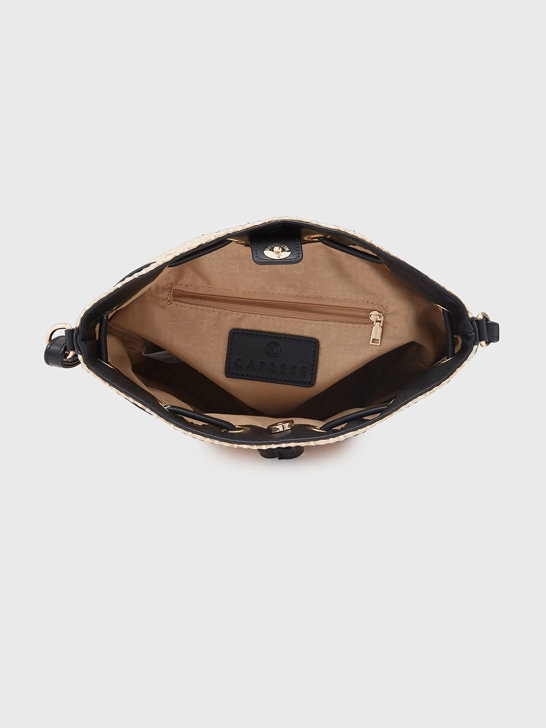 Caprese Georgia Medium Black Sling Bag