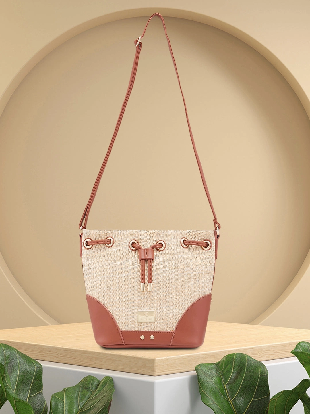 Caprese Georgia Medium Brown Sling Bag