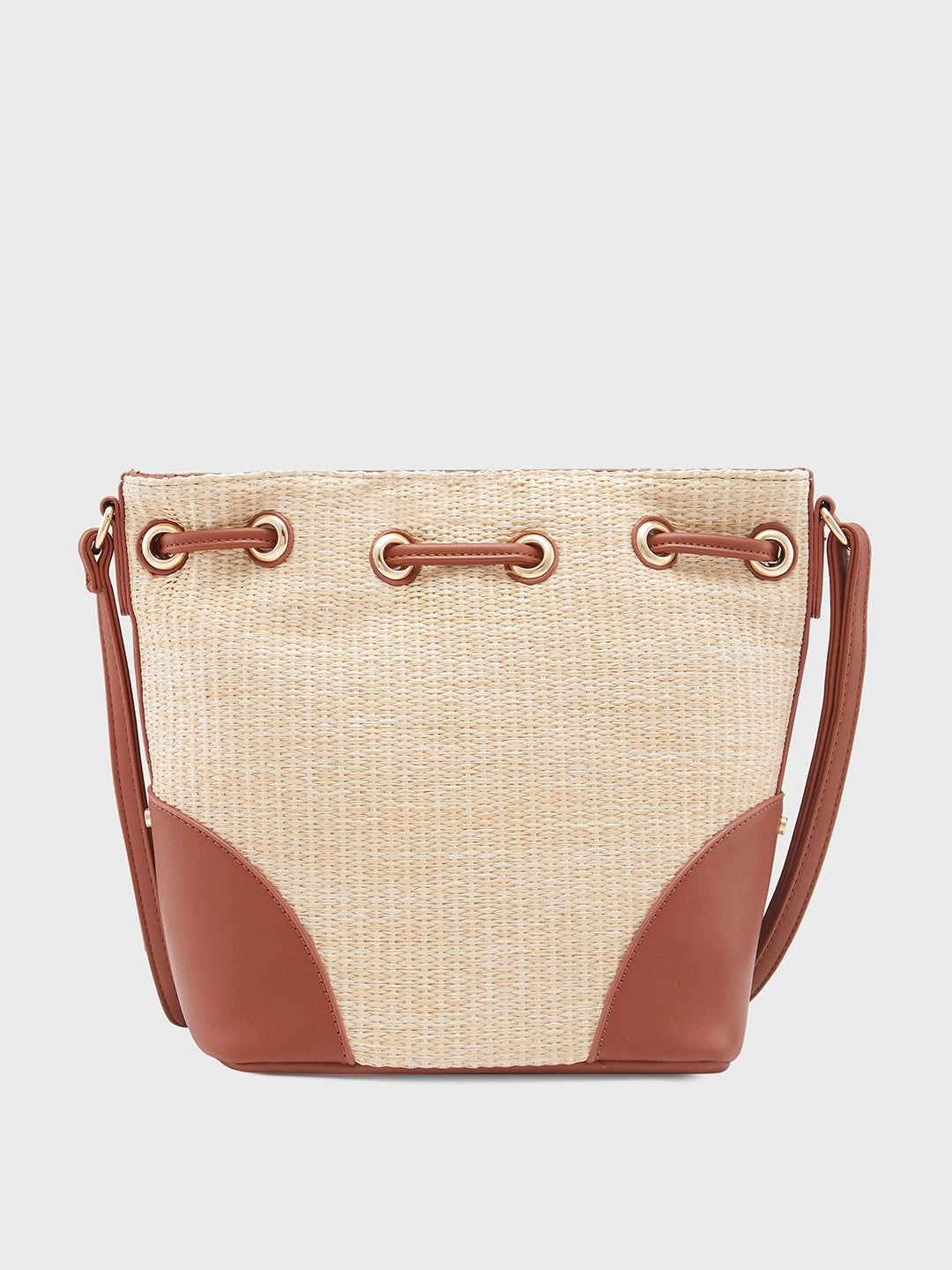 Caprese Georgia Medium Brown Sling Bag