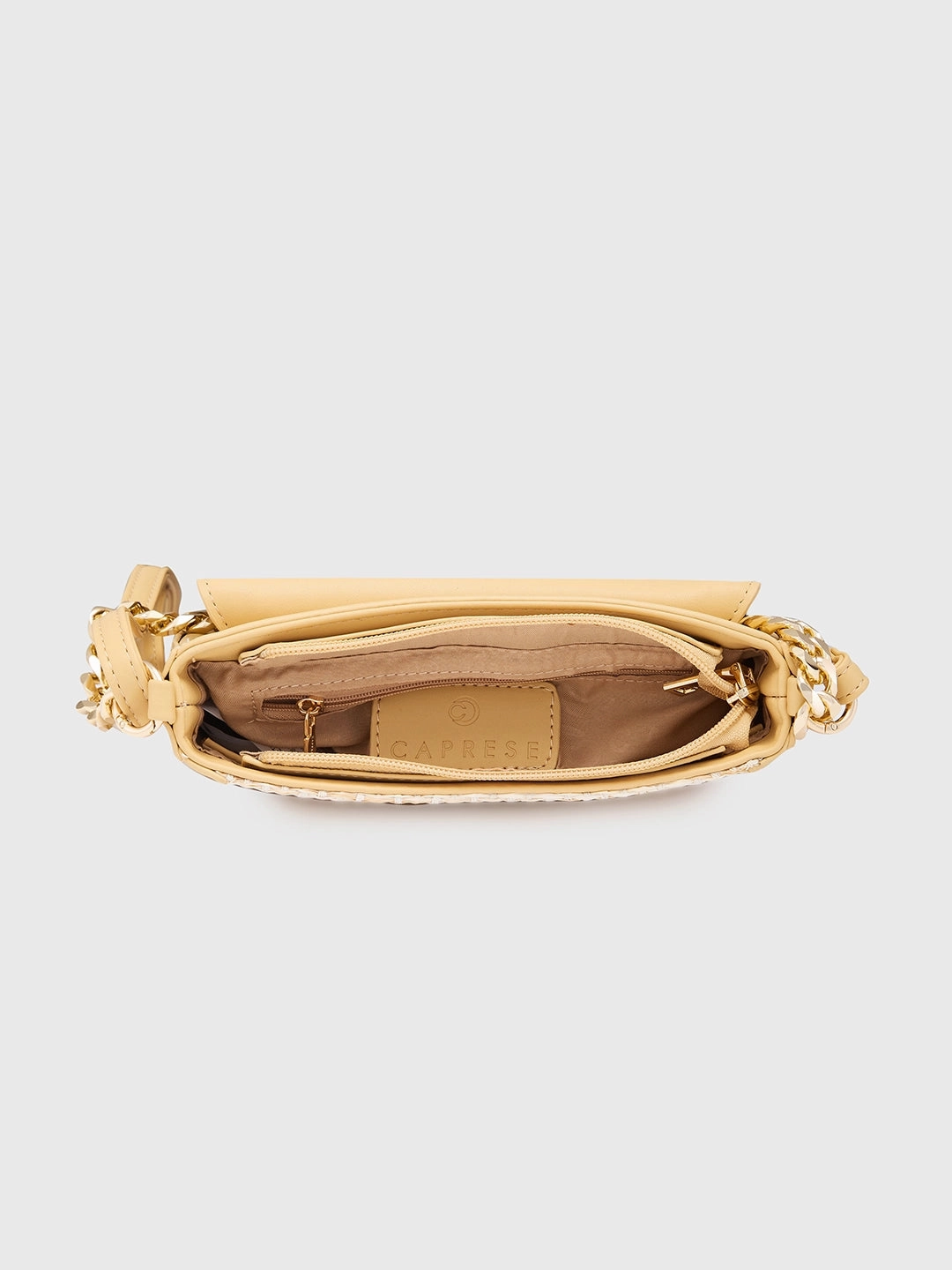 Caprese Georgia Small Light Yellow Sling Bag