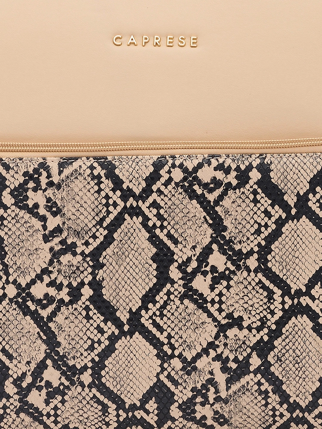 Caprese Gypsy Large Beige Laptop Bag