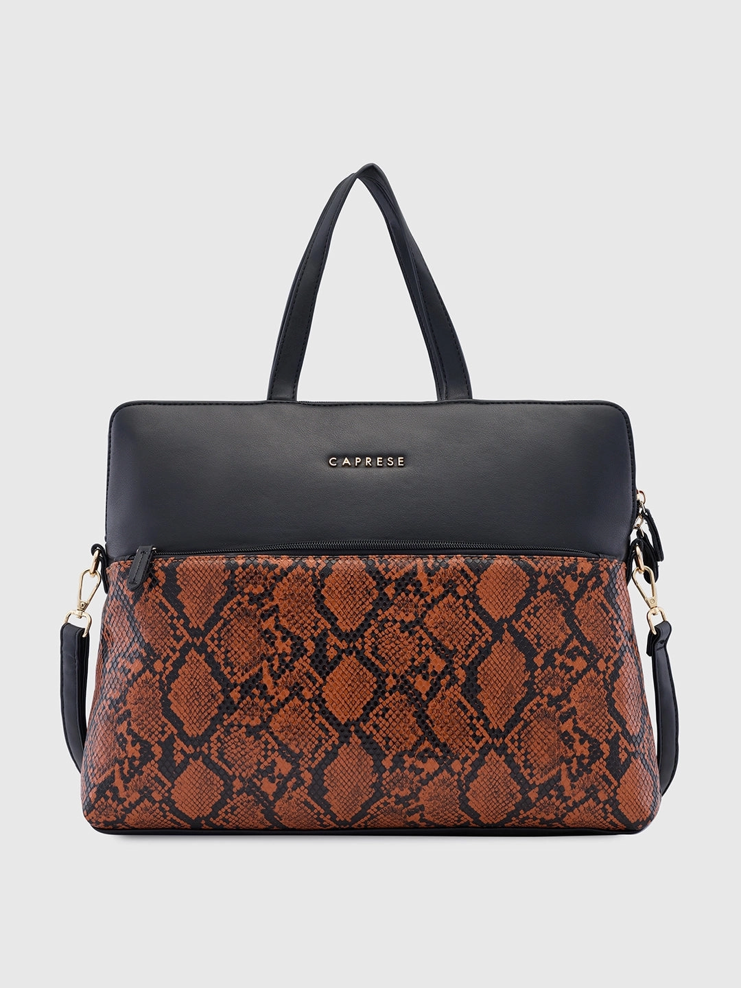 Caprese Gypsy Large Black Laptop Bag