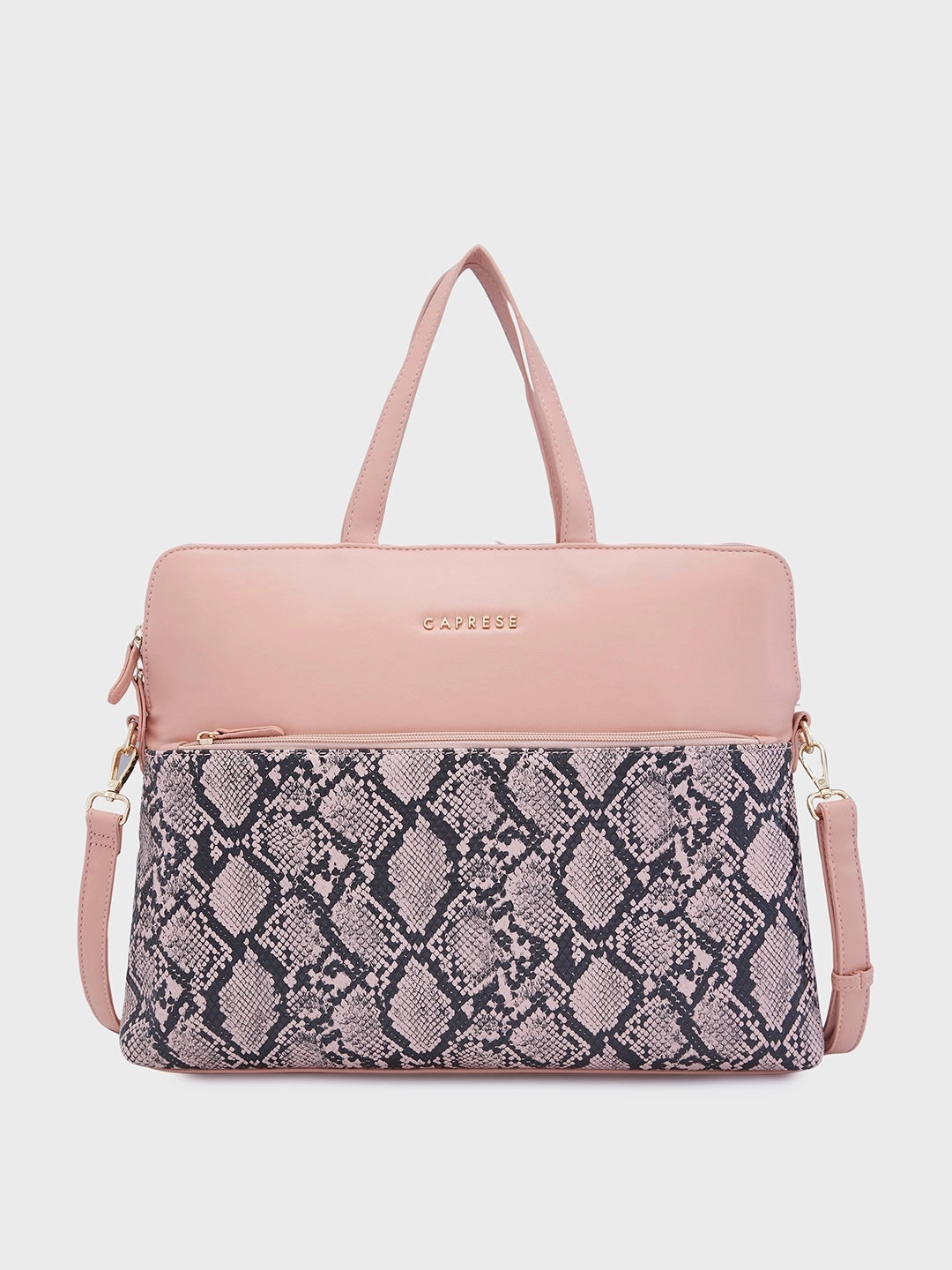 Caprese Gypsy Large Light Pink Laptop Bag