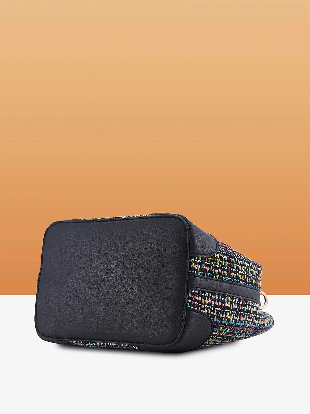 Caprese Harmonee Medium Black Sling Bag