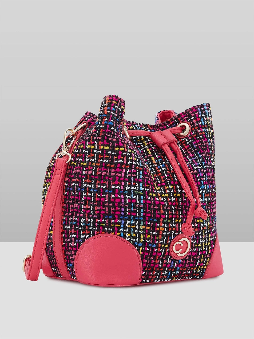 Caprese Harmonee Medium Fuchsia Sling Bag