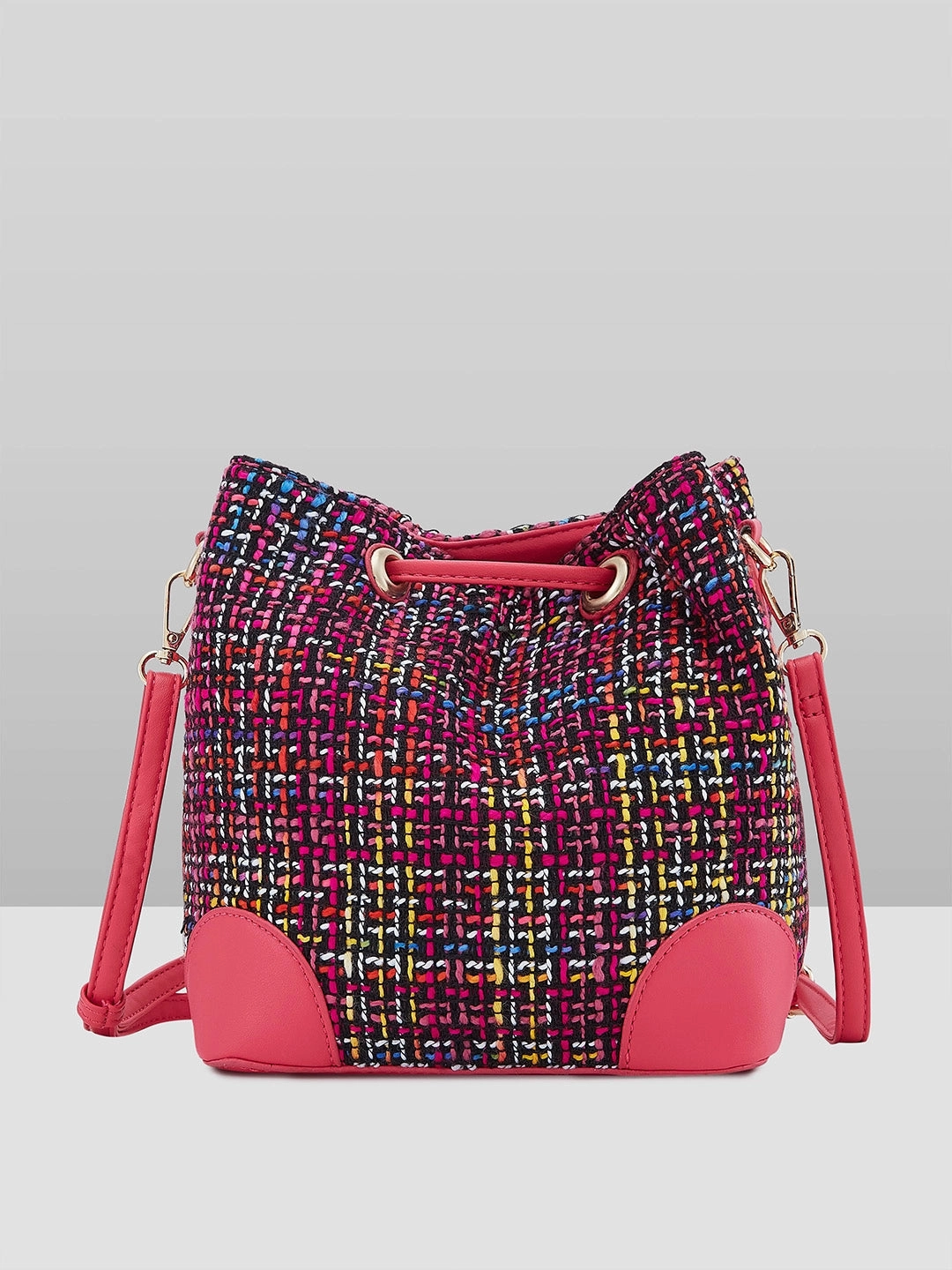 Caprese Harmonee Medium Fuchsia Sling Bag