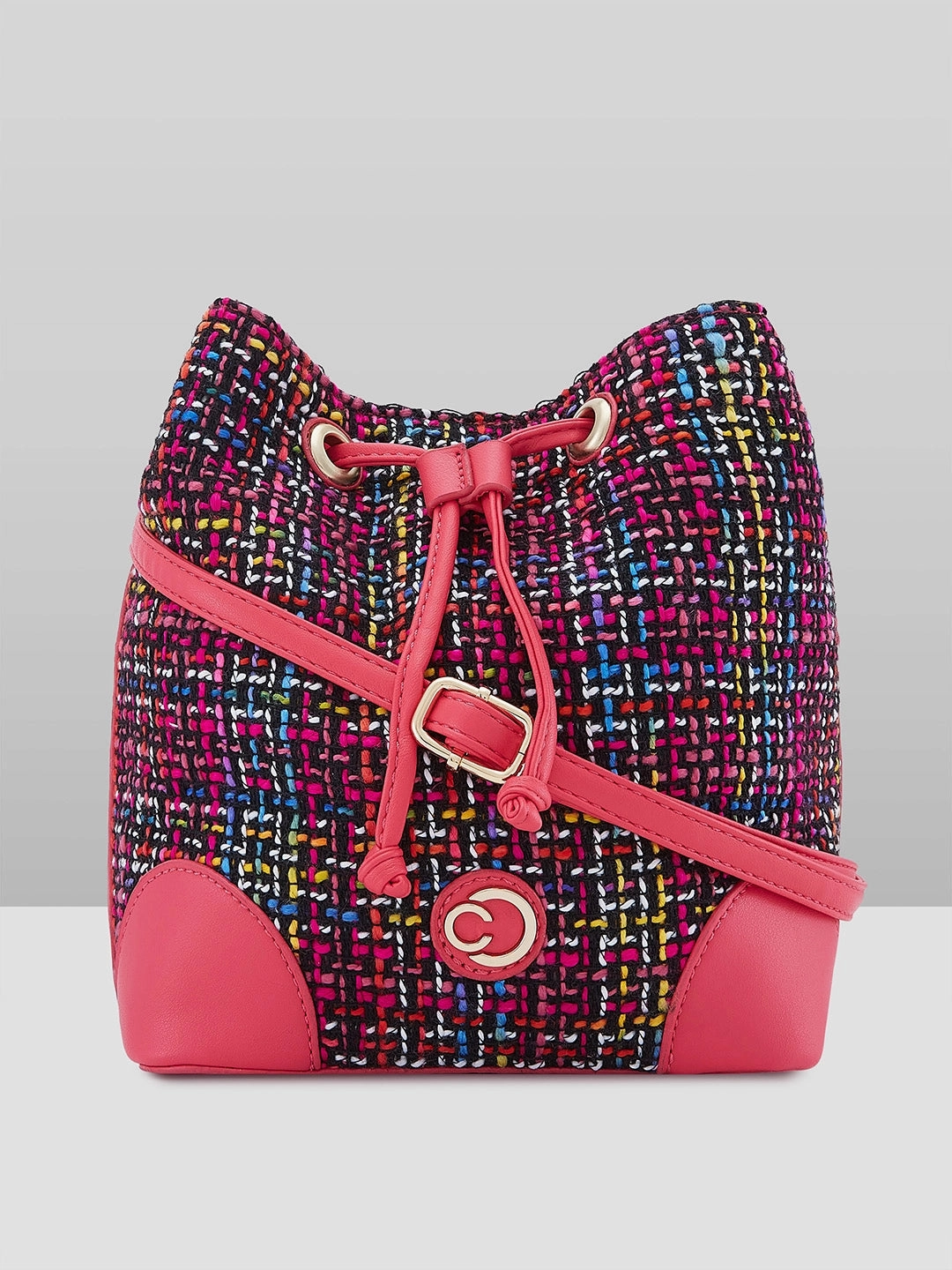 Caprese Harmonee Medium Fuchsia Sling Bag