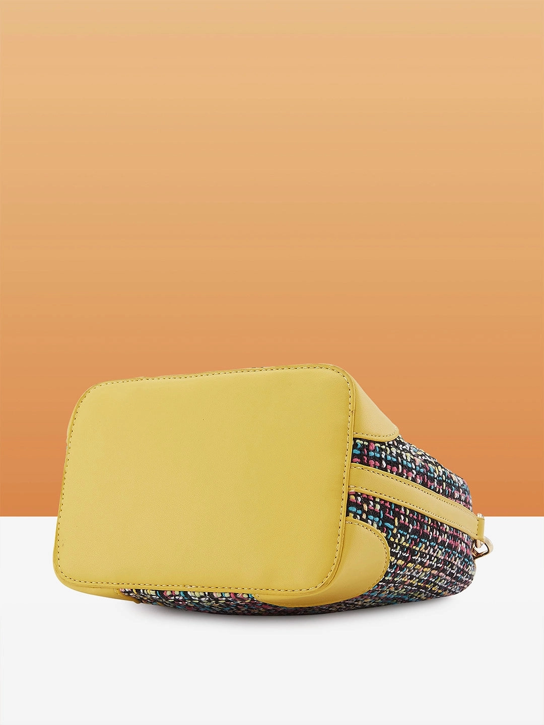 Caprese Harmonee Medium Yellow Sling Bag