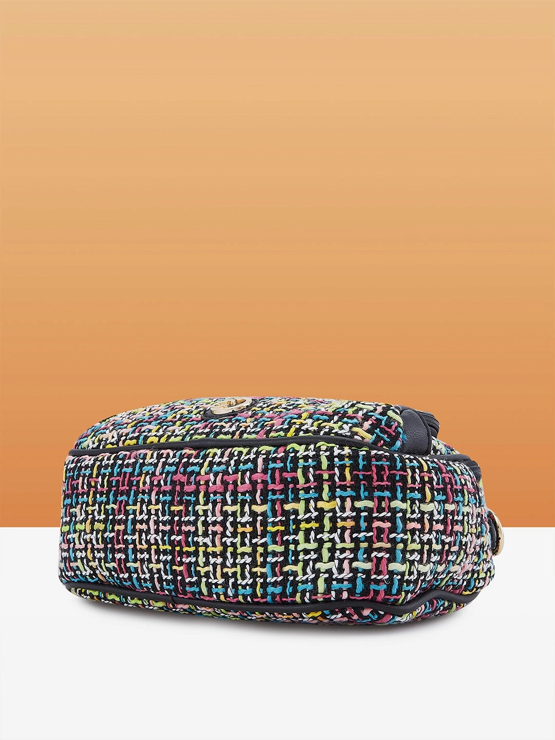 Caprese Harmonee Small Black Sling Bag