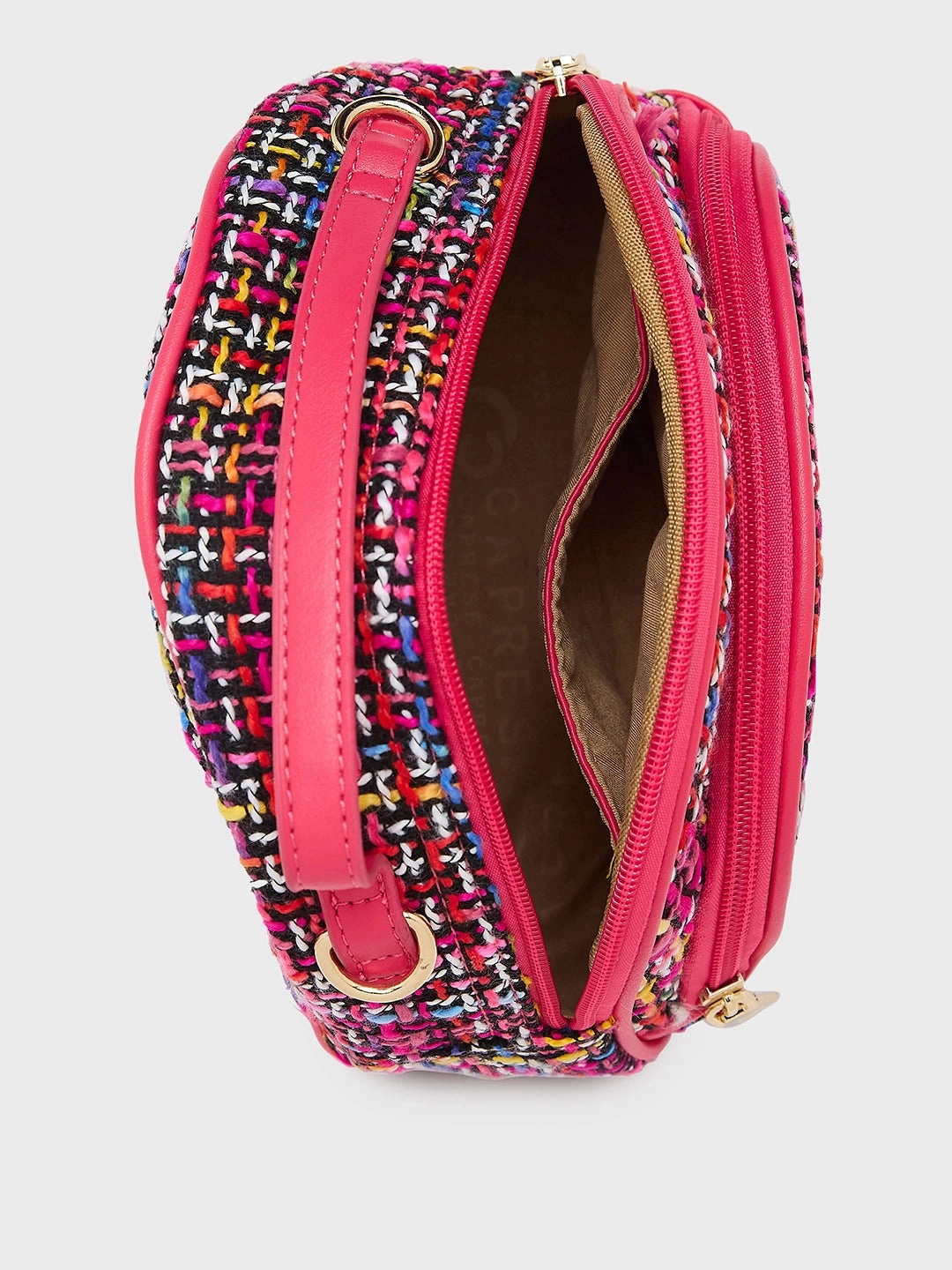 Caprese Harmonee Small Fuchsia Sling Bag