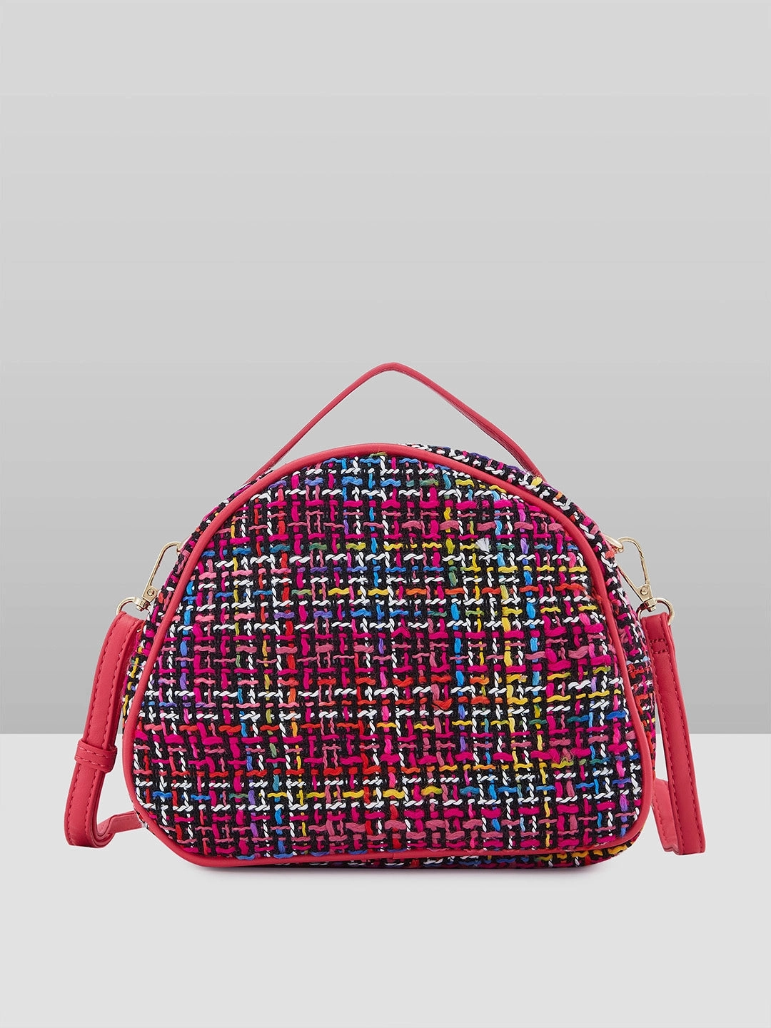 Caprese Harmonee Small Fuchsia Sling Bag